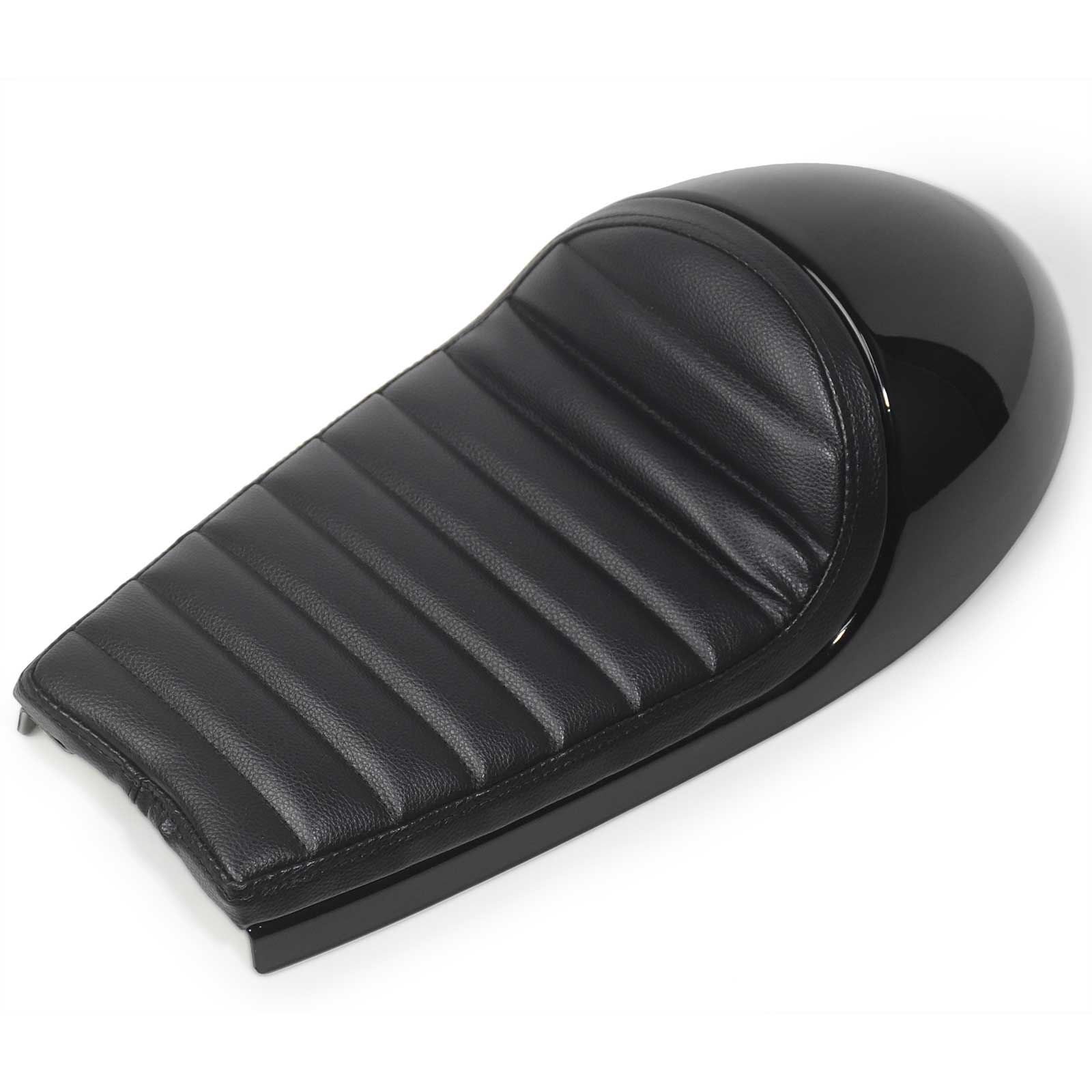 53cm Cafe Racer Hump Seat  - Gloss Black